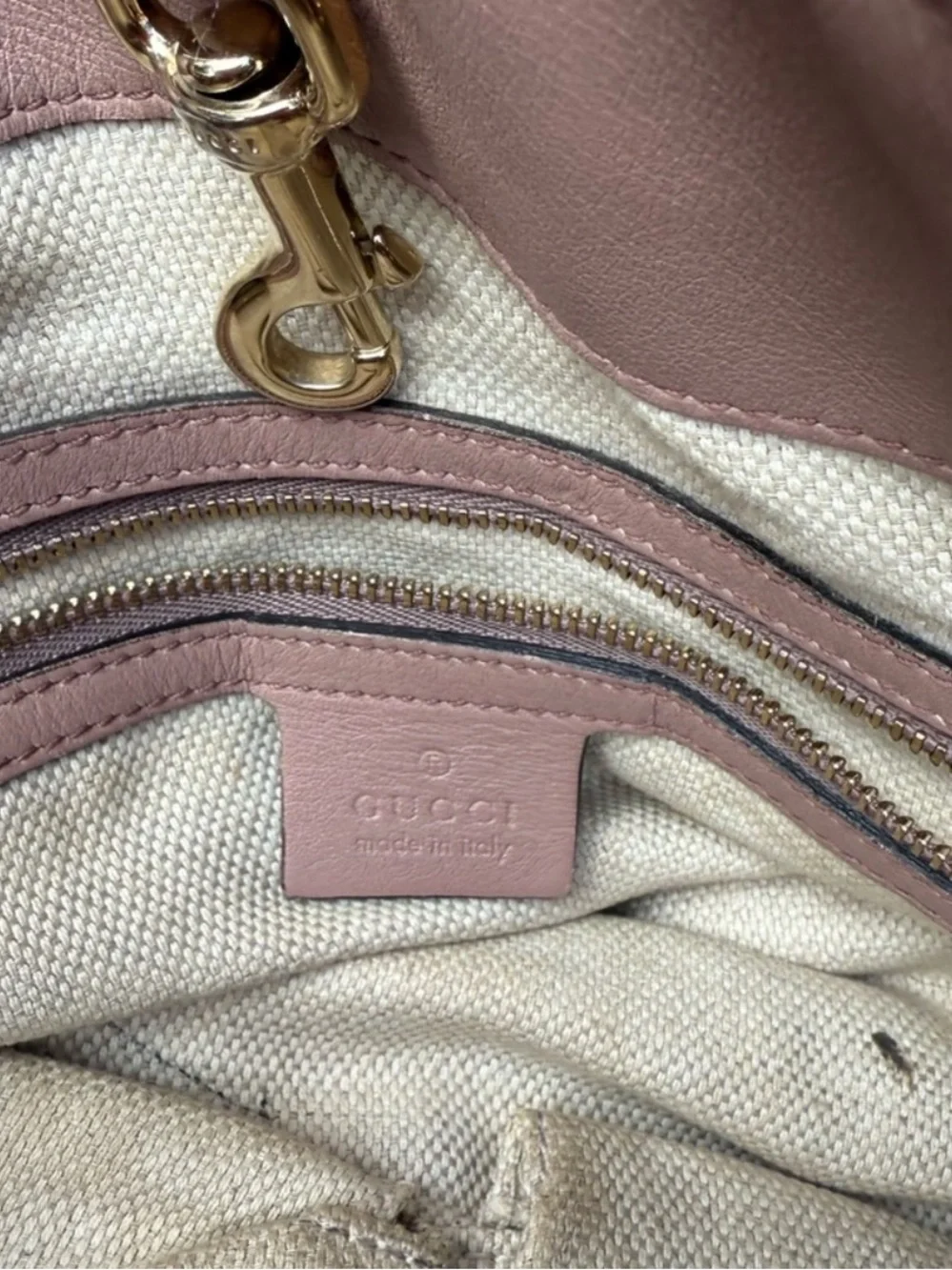 Gucci soho disco Brown Leather Shoulder Bag with Chain Detail
